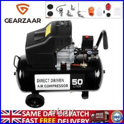 50L LITRE LTR AIR COMPRESSOR Oil Lubrication 9.6CFM 2.5HP 3000RPM TIRE TYPE 8BAR