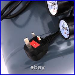 50L Litre Oil Free Air Compressor 230V 1800W 2.5HP 8Bar Silent Portable Garage