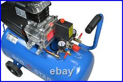 50L Ltr Litre Air Compressor 4 CFM 2.5HP 8 Bar Portable 2800rpm