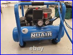 6 Litre Nuair Silenced Oil-less Air Compressor 7.1 CFM 1.5 HP