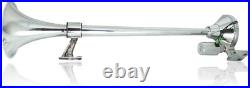 63cm Trumpet Air Horn 12V 150dB Car Truck Rv With 150 Psi 6 Liter Air Compressor
