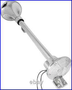 63cm Trumpet Air Horn 12V 150dB Car Truck Rv With 150 Psi 6 Liter Air Compressor