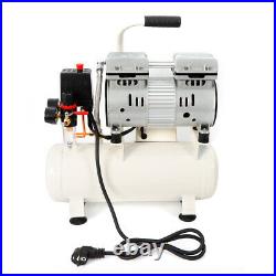 680W 9 Liter Air Compressor Silent 0.9 hp Oil Free Compressor Low noise Portable
