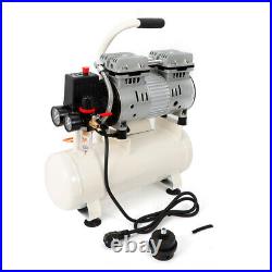9 Litre Portable Silent Air Compressor Oil Free 8 BAR 680W Piston Compressor UK