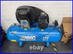 ABAC 150 Litre Belt Driven Air Compressor 3HP 10 BAR 13.8 CFM PRO A39B 150 FM3