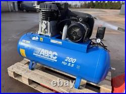 ABAC 200 Litre 5.5 HP 400 V 3-Phase Belt Drive Air Compressor