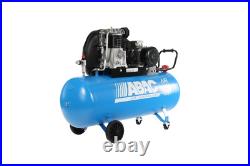 ABAC 200 Litre Belt Driven Air Compressor 4HP 11 BAR 19.5 CFM PRO A49B