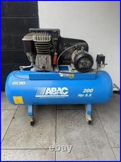 ABAC 200 Litre Belt Driven Air Compressor 5.5HP 11 BAR 23 CFM PROB5900B200FT5.5