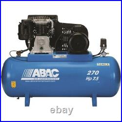 ABAC 270 Litre Belt Driven Air Compressor 7.5HP 11 BAR 29 CFM PRO B6000 270FT7