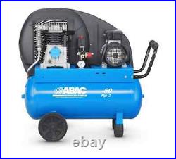 ABAC 50 Litre Belt Driven Air Compressor 2HP 10 BAR 8.9 CFM PRO A29B 50 CM2