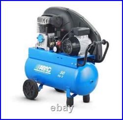 ABAC 50 Litre Belt Driven Air Compressor 3HP 10 BAR 11.2 CFM PRO A29B 50 CM3