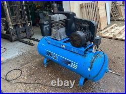 ABAC B5924/200 FT5.5 Belt Driven Air Compressor (5.5 HP 200 Litre 23 CFM)