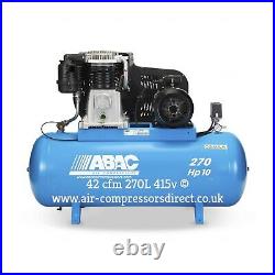 ABAC Pro B7000 270L FT10 3 Phase 42cfm 10HP 270 Litre Air Compressor inc vat