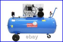 AIR COMPRESSOR 200L 3.0Hp 13.3cfm PISTON COMPRESSOR 200 LITRE RECEIVER TANK 240V
