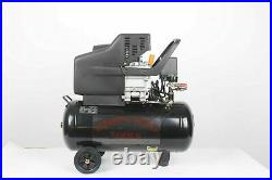 AIR COMPRESSOR 24 litre 8 BAR 115PSI ELECTRIC 24l FREE 5 PIECE AIRTOOL KIT 25