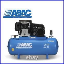 Abac Pro B6000 270L FT7.5 Air Compressor 3 Phase 28cfm 7.5HP 270 Litre