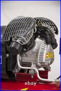 Air Compressor 100L 100 litre 3HP 100Ltr V Twin 14.1CFM Burisch