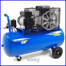 Air Compressor 100L 14.1CFM 3HP Wolf Dakota 2 100 Litre + 13pc Spray Kit