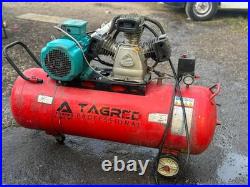 Air Compressor 150 Litre Tank 3 Phase 415V red