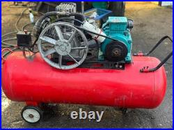 Air Compressor 150 Litre Tank 3 Phase 415V red