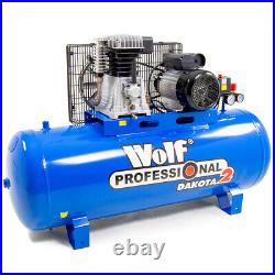 Air Compressor 150L 14.1CFM 3HP 150psi Wolf Dakota 2 150 Litre