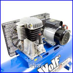 Air Compressor 150L 14.1CFM 3HP 150psi Wolf Dakota 2 150 Litre