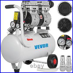 Air Compressor 25 Litre 8 BAR 115PSI Silent Portable Oil Free 1HP 230V 48 dB