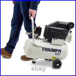 Air Compressor 25L Portable Commercial Triumph 10/25P 25 Litre 8.5CFM 2HP