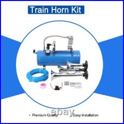 Air Compressor 3 Horn with 6 Liter Fuel Tank 12 V Train Horn Kit 150PSI 150DB