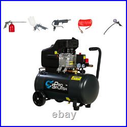 Air Compressor 50 Litre 2HP Motor, 185L/min, Complete Pneumatic Tool Set Air Compressor 50 Litre 2HP Motor, 185L/min, Complete Pneumatic Tool Set