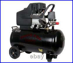Air Compressor 50 Litres 8Bar 115Psi 230V Electric 50L Free Tool Kit Included