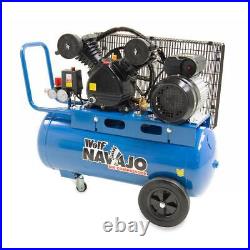 Air Compressor 50L 14.5CFM 3HP Portable 8BAR 116psi 50 Litre Wolf Navajo