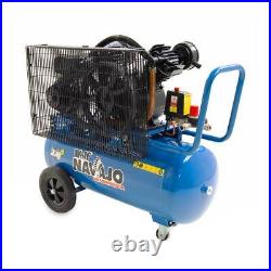 Air Compressor 50L 14.5CFM 3HP Portable 8BAR 116psi 50 Litre Wolf Navajo