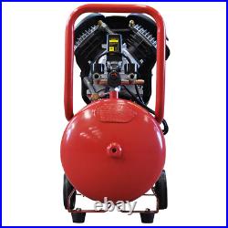 Air Compressor 50L Litre Electric V Twin 3HP Portable 2.2kw 116psi 5pc Tool Kit