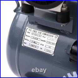 Air Compressor 50L Litres Low-Noise Oil Free 3.5HP 8 Bar 9.6CFM Portable Wheels