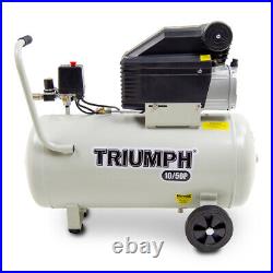 Air Compressor 50L Portable Commercial Triumph 10/50P 50 Litre 8.5CFM 2HP