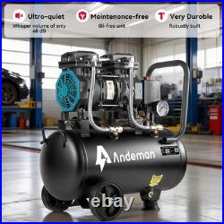Air Compressor Electric 24L Litre 1.5HP 1500w Oil Free 8bar 7.42CFM Low noise