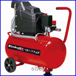 Air Compressor Inflator Reciprocating Compact Corded 24 Litres Einhell 8 bar NEW