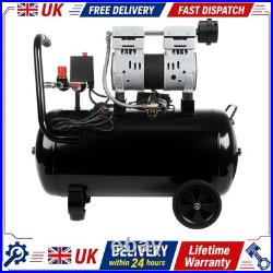 Air Compressor Low Noise 50 Litre Oil Free 220V 1600RPM BrandNew Gear Best UK