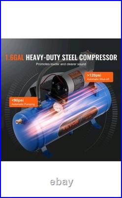 Air Compressor With 6 Liter Tank DC 12V For Train Horn Kit 150PSI Air Compressor With 6 Liter Tank DC 12V For Train Horn Kit 150PSI