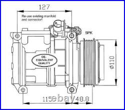 Air Con Compressor for BMW 320 i 2.0 Litre Petrol (12/1991-11/1998) Genuine NRF Air Con Compressor for BMW 320 i 2.0 Litre Petrol (12/1991-11/1998) Genuine NRF