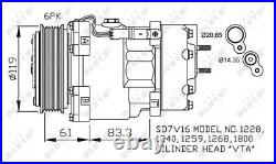 Air Con Compressor for Citroen C8 HDi 2.0 Litre (05/2004-06/2004) Genuine NRF