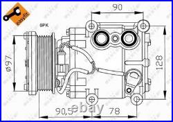 Air Con Compressor for Ford Transit Connect 1.8 Litre (6/02-12/13) Genuine NRF Air Con Compressor for Ford Transit Connect 1.8 Litre (6/02-12/13) Genuine NRF