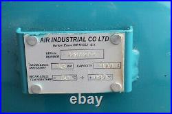 Air Industrial 200 Litre Belt Drive Air Compressor Blue On castors