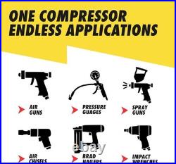 Bimson Power Oil Free Air Compressor, 24 Litre Tank Capacity 230V Black Low