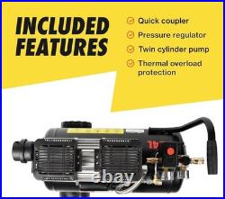Bimson Power Oil Free Air Compressor, 24 Litre Tank Capacity 230V Black Low