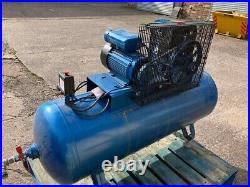 Blue clarke 200 litre Industrial air compressor used