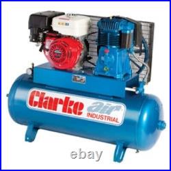 CLARKE AIR COMPRESSOR PETROL SP27C150 25CFM 150 LITRE 8HP Pull Start 2090735