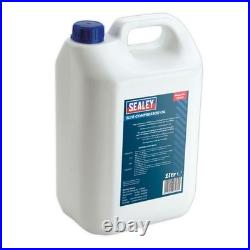 CPO/5 Air Compressor Engine Oil 5L 5 Litre SAE 20W Mineral Lubricant By Sealey