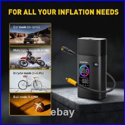 Car Air Compressor Pump Tyre Inflator Cordless Digital USB Rechargeable Tire UK